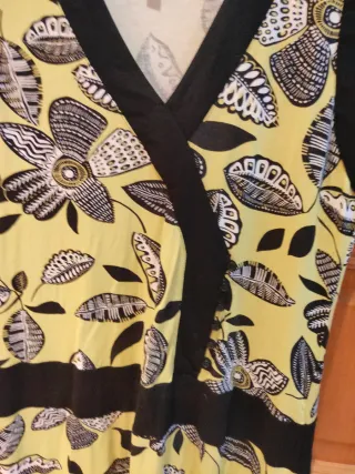 Vestido amarillo sin mangas talla 46/48