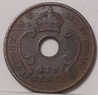 LOTE 27- INDIA ORIENTA BRITÁNICA 10 CTS 1934