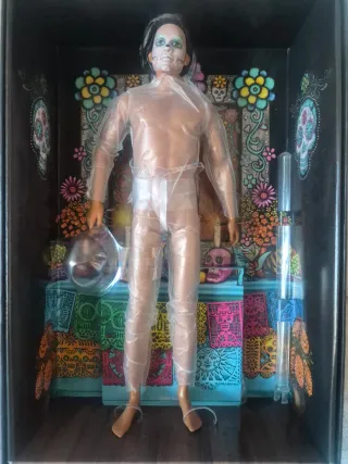 Ken Barbie Día de Muertos senza vestiti