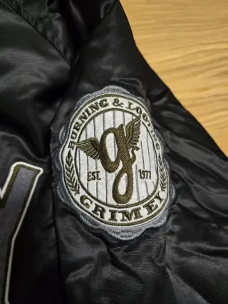 Chaqueta Bomber Grimey Negra