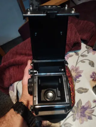 Cámara Seagull Vintage Negra