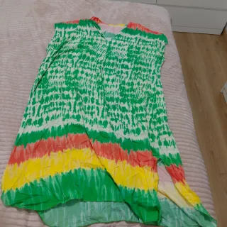 Vestido largo estampado verano talla 60