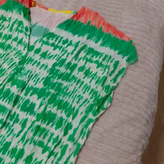 Vestido largo estampado verano talla 60