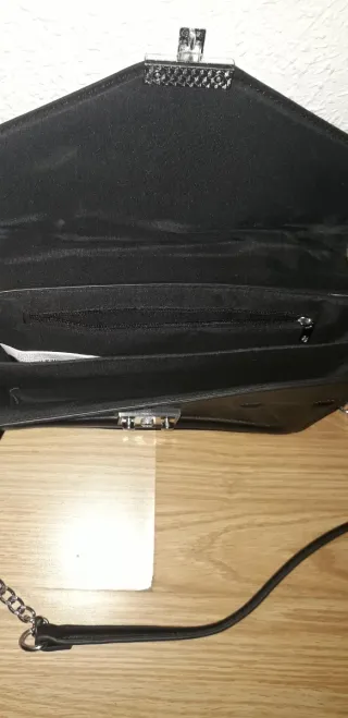 Bolso de mano negro talla M