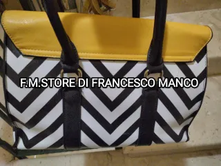 Borsa Mario Valentino Giallo Zigzag