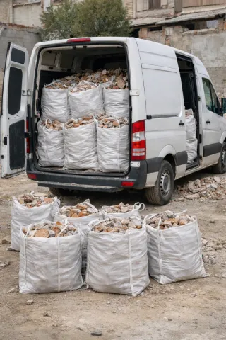 Recojida de escombros económicos