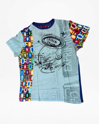 Camiseta Desigual Hombre Multicolor