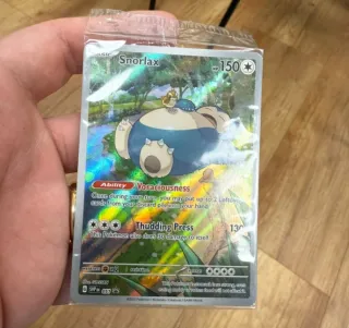 Snorlax 151 promo sellado