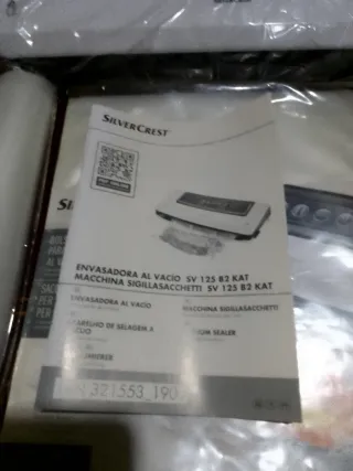 Envasadora al vacío Silvercrest SV 125