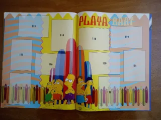 Lote Álbum Los Simpsons