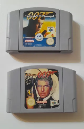 007 The World Is Not Enough y GoldenEye Nintendo64