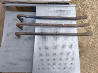 3 barras de uña / palancas para obra