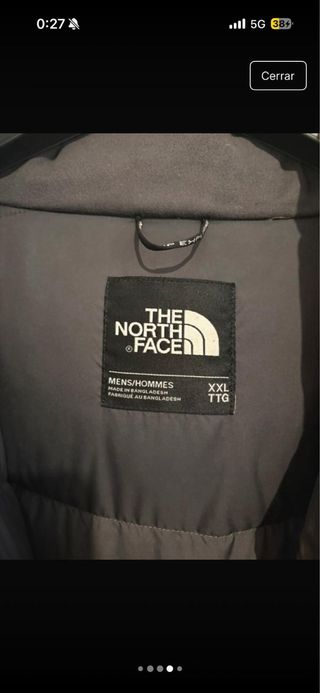 Abrigo The North Face gris