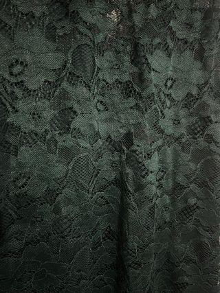 Vestido de encaje verde