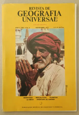 Revista Geografía Universal (años 77 a 80) 5 ejemp