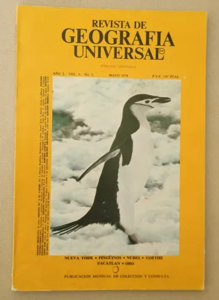 Revista Geografía Universal (años 77 a 80) 5 ejemp