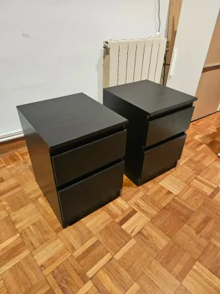 2 Comodini Neri Kullen