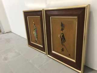 2 Cuadros Soldados Antiguos