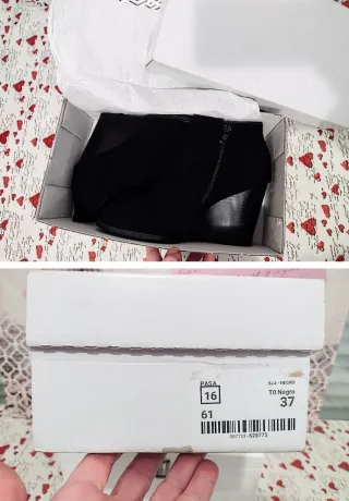 BOTINES CUÑA MUJER NUEVOS