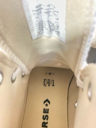 Converse Chuck Taylor Plataforma Piel Blancas