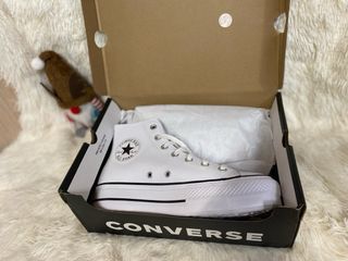 Converse Chuck Taylor Plataforma Piel Blancas