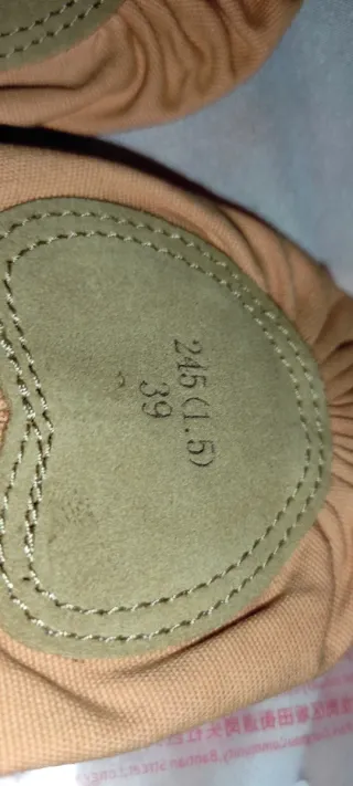 Zapatillas ballet media punta Daydance 39