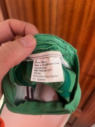 Gorra Tommy Hilfiger niño verde
