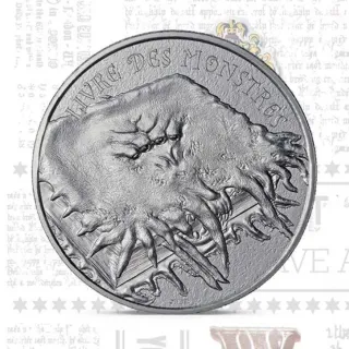 Francia 2022 medalla Harry Potter Libro Monstruos