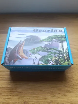 Ocarina 12 agujeros con funda y libro