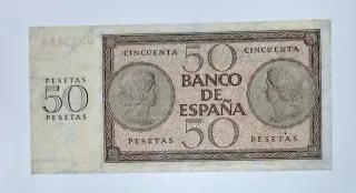 50 Pesetas 1936 Serie O227