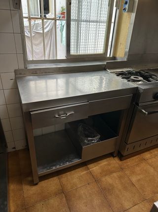 Mesa Acero Inoxidable para Cocina Industrial