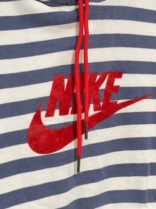 Sudadera Nike rayas azul y blanco Talla S