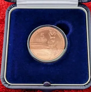 Moneta 5 Euro Italia 2024 Pesaro Cultura