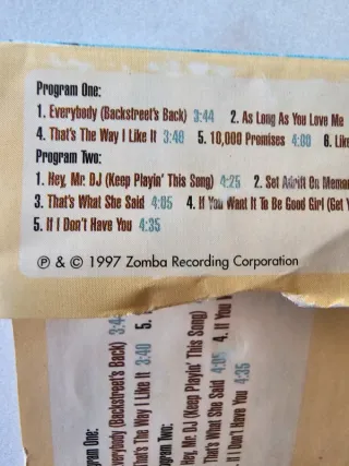 Backstreet Boys – Backstreet’s Back MC tape 1997