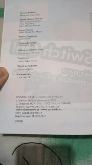 Let's Switch On Inglés electricidad y electrónica