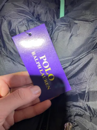 Polo Ralph Lauren Abrigo Negro con Capucha