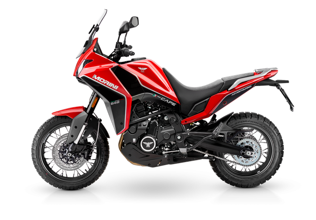 Moto Morini X Cape 650 Adventure Roja