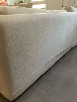 Sofá grande lino beige 2,80x1,40 m
