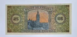 25 Pesetas 1938 Serie A435