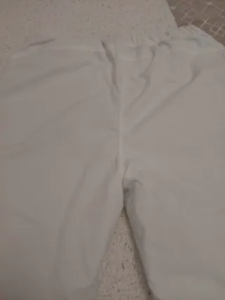 Pantalón de esquí blanco talla m