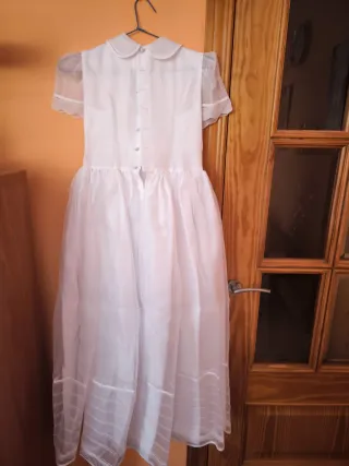 Vestido de Comunión Blanco Edania Talla 12