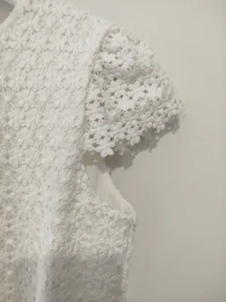 Vestido de comunión niña blanco