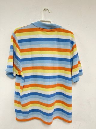 Polo Lacoste Rayas Algodón Multicolor