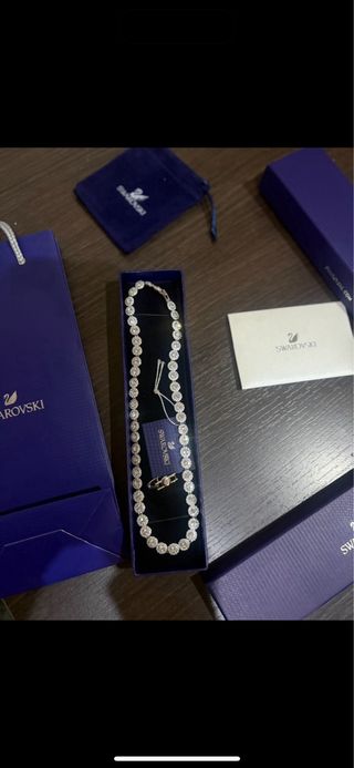 Collar Swarovski Plata