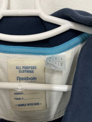 Polo Deportivo Reebok Azul Marino Talla M golf