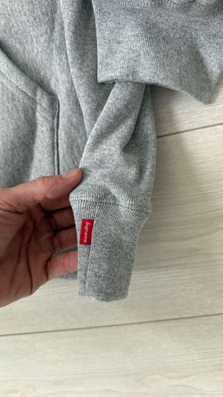 Sudadera Supreme Boxlogo Talla L Gris