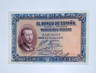 25 Pesetas 1926 Serie B567