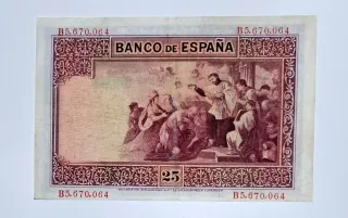 25 Pesetas 1926 Serie B567