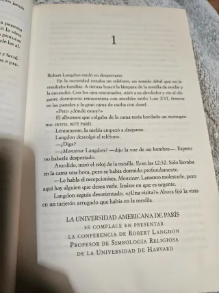 Novela; el código da vinci.