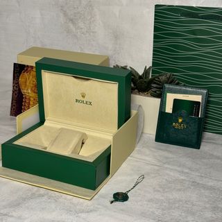 Caja Rolex Beige y Verde